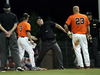 FBOA member Dave Buck ejects an unruly head coach.