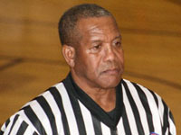 FOA member Emmit Pratt on the court.