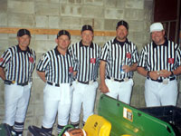 FOA member Marty Smallbone's officiating crew.