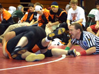 FOA member Dave Cole eyes the action.